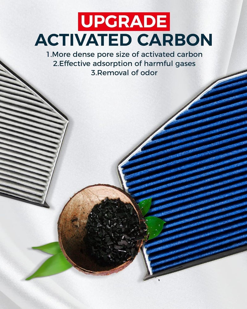 KAX Cabin Air Filter, Replacement for GCF017(CF10373) Jetta, Tiguan, Passat, Golf, Beetle, GTI, A3, Q3, TT, A3 Quattro Cabin Filter, Strong Adsorption Cabin Filter with Upgraded Activated Carbon - Image 3